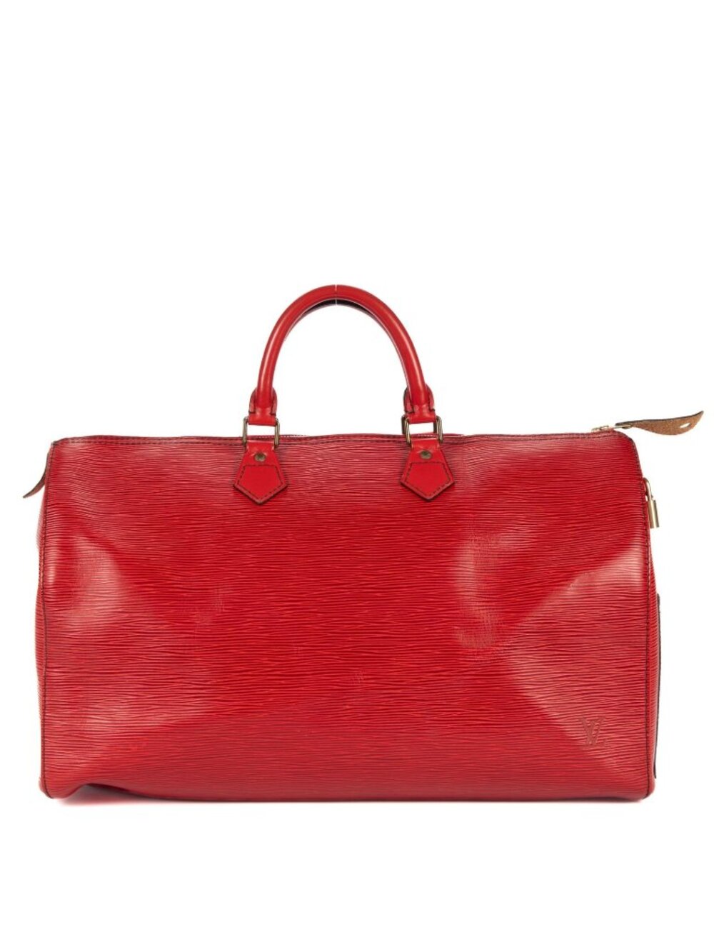 Louis Vuitton Speedy Red Epi Handbag